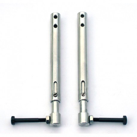 Eurokit Coppia gambe telescopiche 110mm diametro 10mm